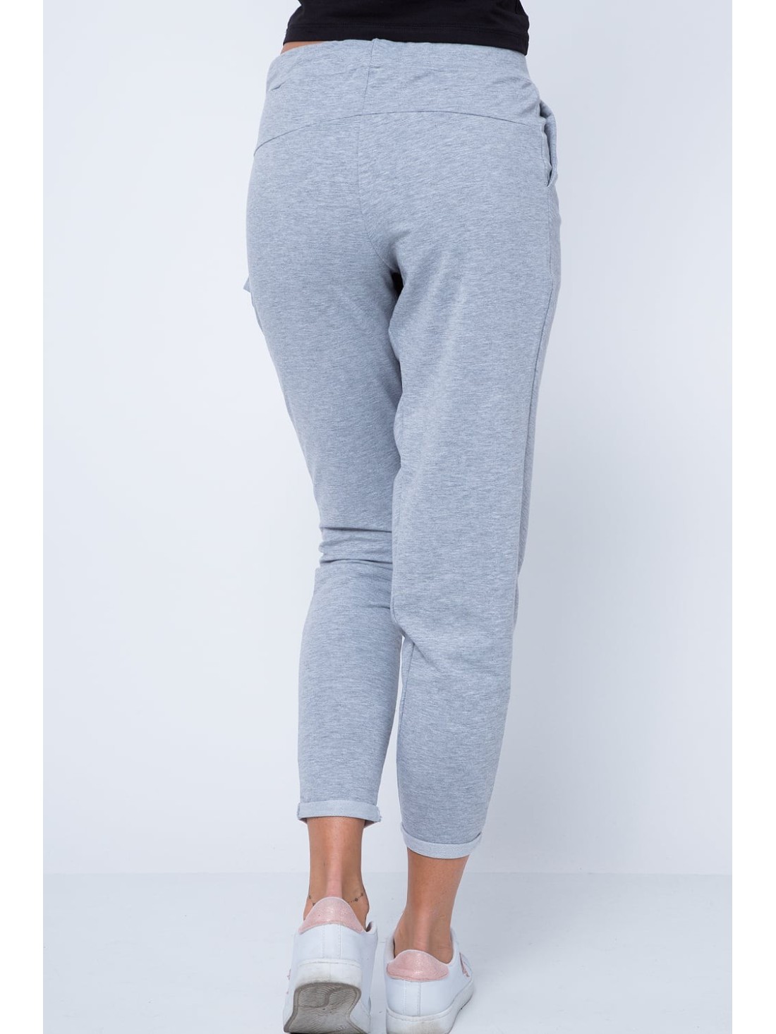 Light gray wrap sweatpants BB21886 - Online store - Boutique